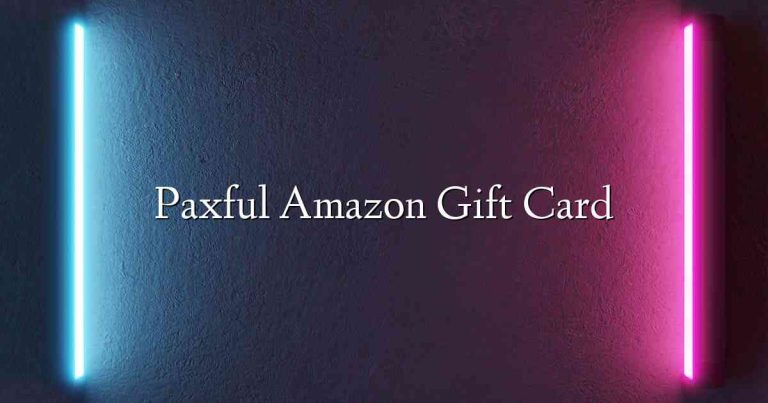 Paxful Amazon Gift Card