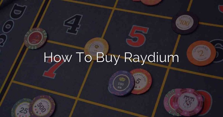 How To Buy Raydium