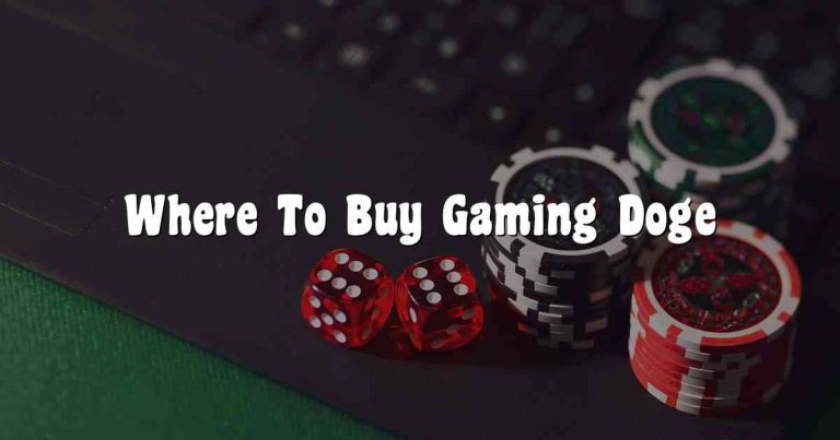 Where To Buy Gaming Doge